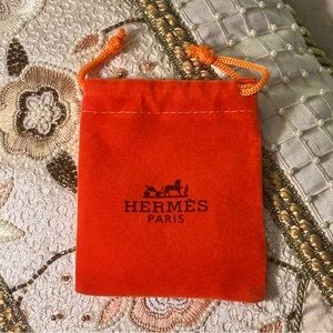HERMES PARIS ORANGE DUSTY FOR JEWELRY TO MAKE YOUR ITEM FULL INCLUSION BRAND NEW